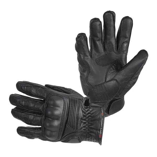 Kožené moto rukavice B-STAR McLeather černá 3XL
