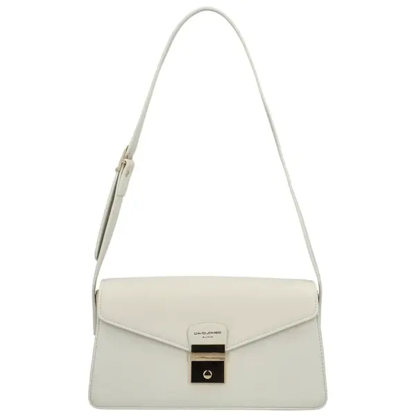Dámská kabelka na rameno krémová - David Jones Areta