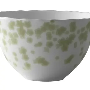 Zelená miska 14 cm kolekce Slåpeblom - Wik & Walsøe