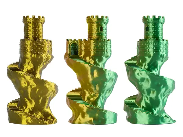 Spectrum 81424 Refill 3D filament, PLA Magic Silk, 1,75mm, 1000g, Vícebarevný (Amber leaf)