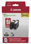 Canon PG-585/CL-586 6205C004 barevná/černá (color/black) sada originální cartridge +  fotopapír GP-501