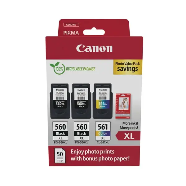 Canon PG-545XL 2x + CL-546XL 8286B015 barevná (CMYK) sada originální cartridge