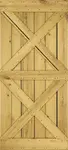 Dřevěné posuvné dveře MODERN RUSTIC XX