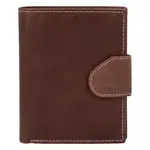 Pánská matná kožená peněženka hnědá - Tomas 75VO