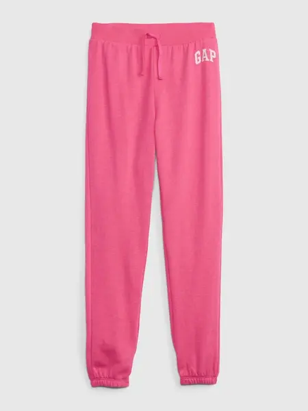 GAP Dětské tepláky jogger logo - Holky