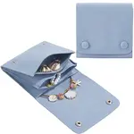 2Pcs Microfiber Cloth Jewelry Storage Bags with Brass Button