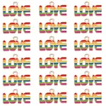 Rainbow Color Alloy Enamel Pendants