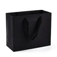 Rectangle Paper Bags with Rope Handles
