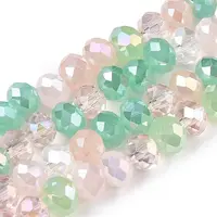 Electroplate Glass Beads Strands