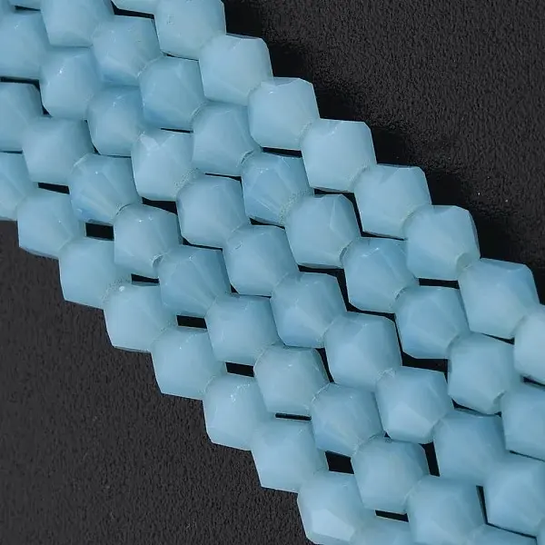 Faceted Bicone Opal Beads Strands