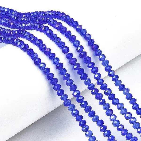 Electroplate Glass Beads Strands