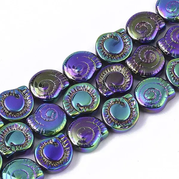 Electroplate Glass Beads Strands