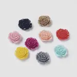 Mixed Color Flat Back Flower Resin Cabochons