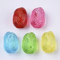 Transparent Acrylic European Beads