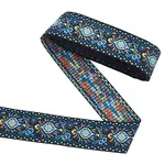 10 Yards Ethnic Style Polyester Jacquard Flower Ribbon