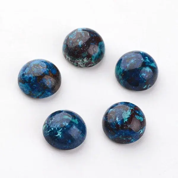 Natural Chrysocolla Cabochons