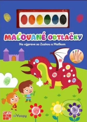 Na výprave so Zuzkou a Maťkom - Maľované odtlačky - kniha z kategorie Omalovánky