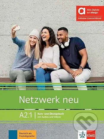 Netzwerk neu A2.1 Kursbuch+Arbeitsbuch+audio/video hybride kod - kniha z kategorie Jazykové učebnice a slovníky