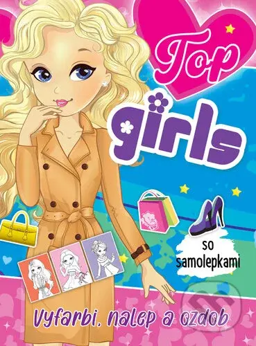 TOP girls (so samolepkami) - kniha z kategorie Samolepky