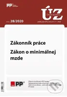 Úplné znenia zákonov28/2020 Zákonník práce, Zákon o minimálnej mzde