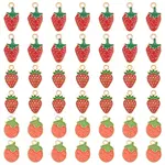 90Pcs 3 Style Alloy Enamel Pendants