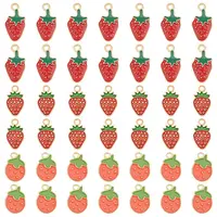 90Pcs 3 Style Alloy Enamel Pendants