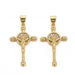 Brass Micro Pave Cubic Zirconia Pendants