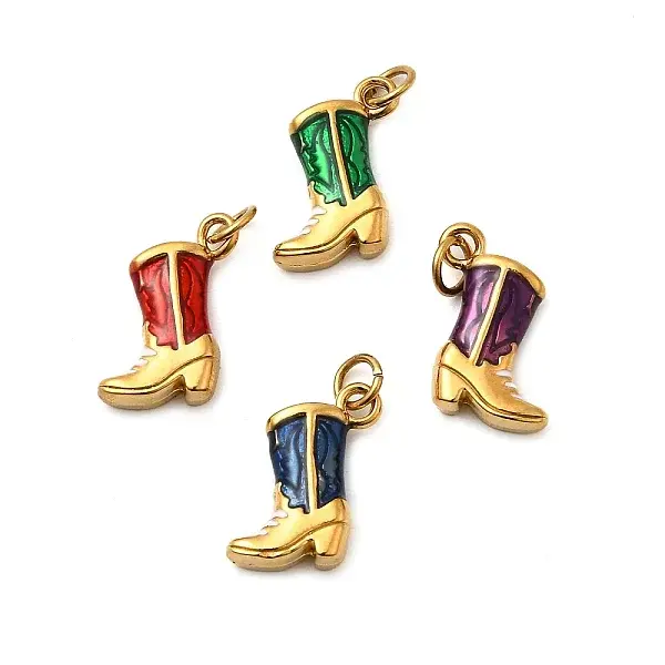 304 Stainless Steel Enamel Pendants