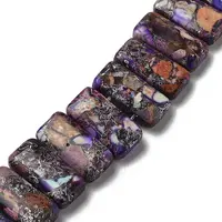 Synthetic Imperial Jasper Beads Strands