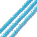 Faceted(32 Facets) Glass Beads Strands