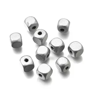 Spray Painted Wooden Beads