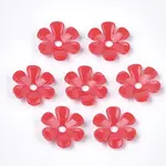 Opaque AS Plastic Bead Caps