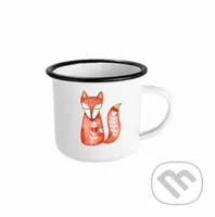 Smaltovaný hrnček Líška