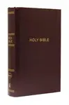 NKJV, Pew Bible, Large Print, Hardcover, Burgundy, Red Letter, Comfort Print - Thomas Nelson
