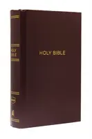 NKJV, Pew Bible, Large Print, Hardcover, Burgundy, Red Letter, Comfort Print - Thomas Nelson