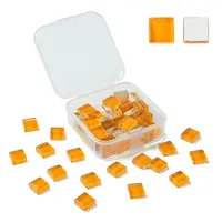 60Pcs Transparent Glass Cabochons