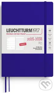 Weekly Planner & Notebook 2026 Medium (A5) 18 Months Ink,Weekly Planner & Notebook 2026 Medium (A5) 18 Months Ink