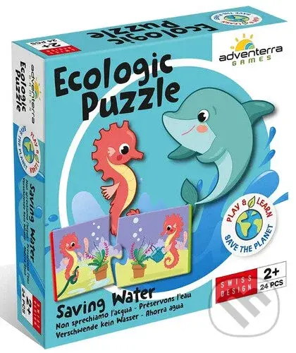 Ecologic Puzzle Šetři vodou - puzzle z kategorie Maxi dílky