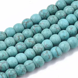 Synthetic Turquoise Beads Strands