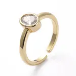 Adjustable Brass Cuff Finger Rings