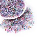 6/0 Transparent Inside Colours Glass Seed Round Beads