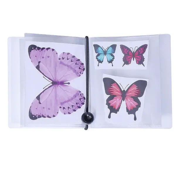 1Pc A6 Transparent PP Plastic Photocard Storage Albums