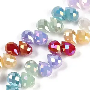 Electroplate Glass Beads Strands