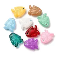 Transparent Glass Enamel Beads