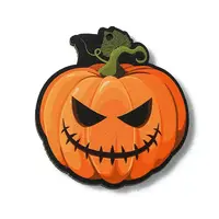 Halloween Single Face Printed Wood Pendants
