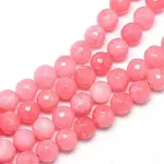 Natural White Jade Bead Strands