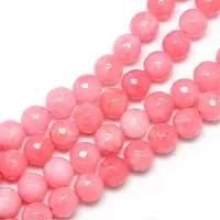 Natural White Jade Bead Strands