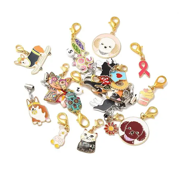 Alloy Enamel Pendant Decorations