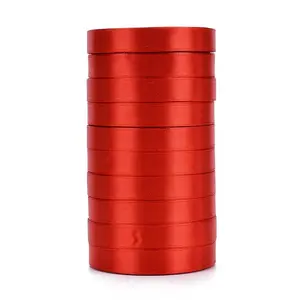 Single Face Solid Color Satin Ribbon