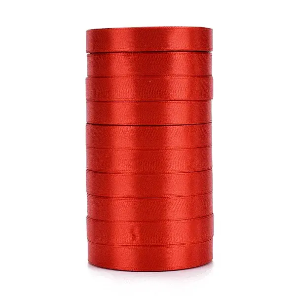 Single Face Solid Color Satin Ribbon